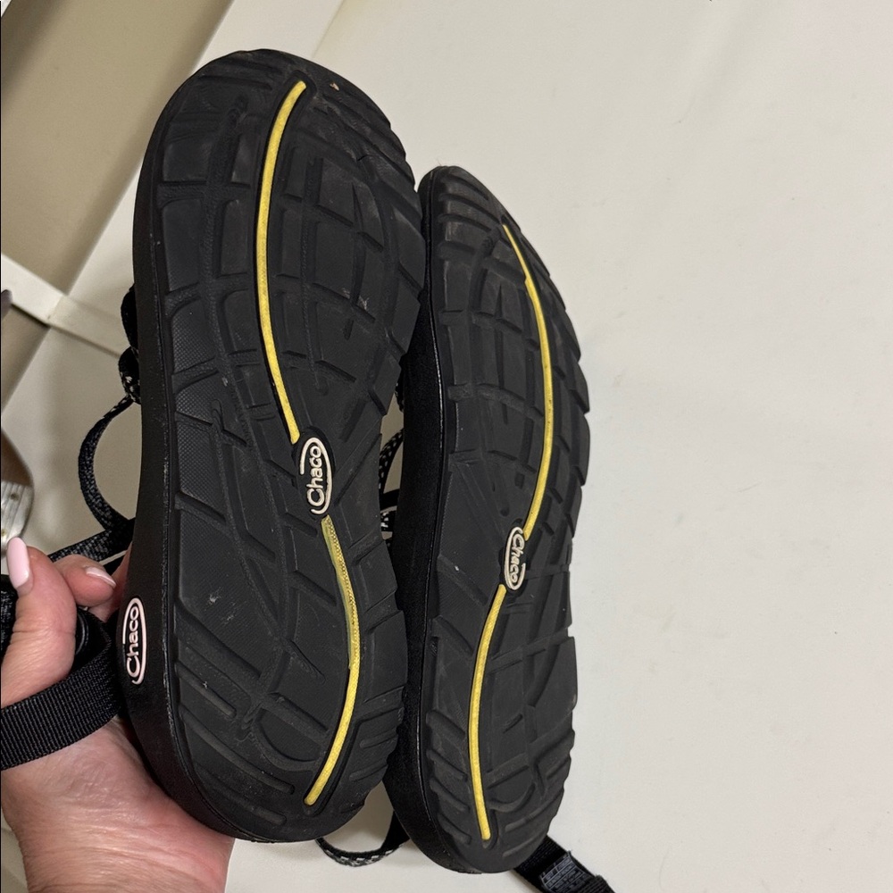 Chaco Black & White Patterned Strap Sandals - image 6